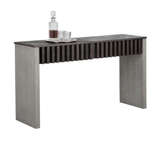 Bane 55 X 16.5 inch Brown / Grey Console Table
